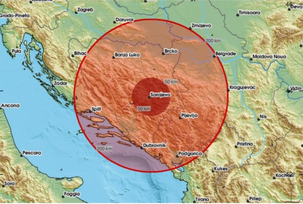 Novi potres u BiH