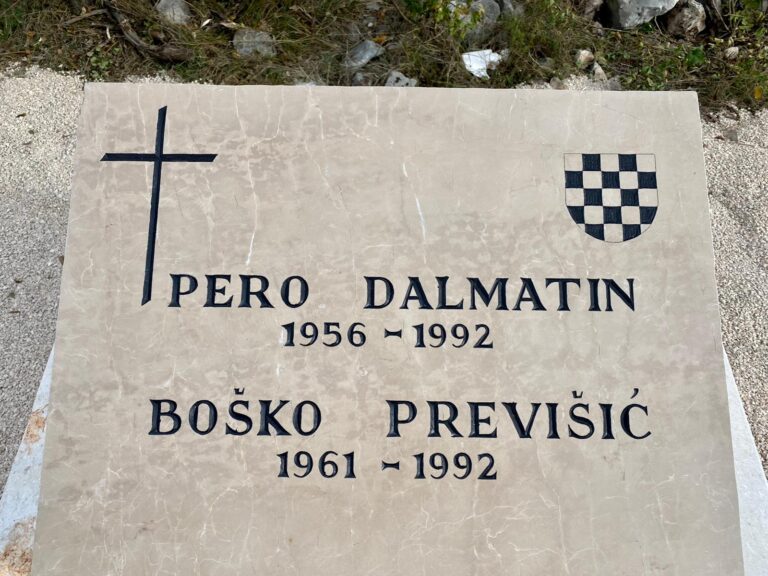 Obilježena 31. godišnjica pogibije pokojnog Boška Previšića i Pere Dalmatina