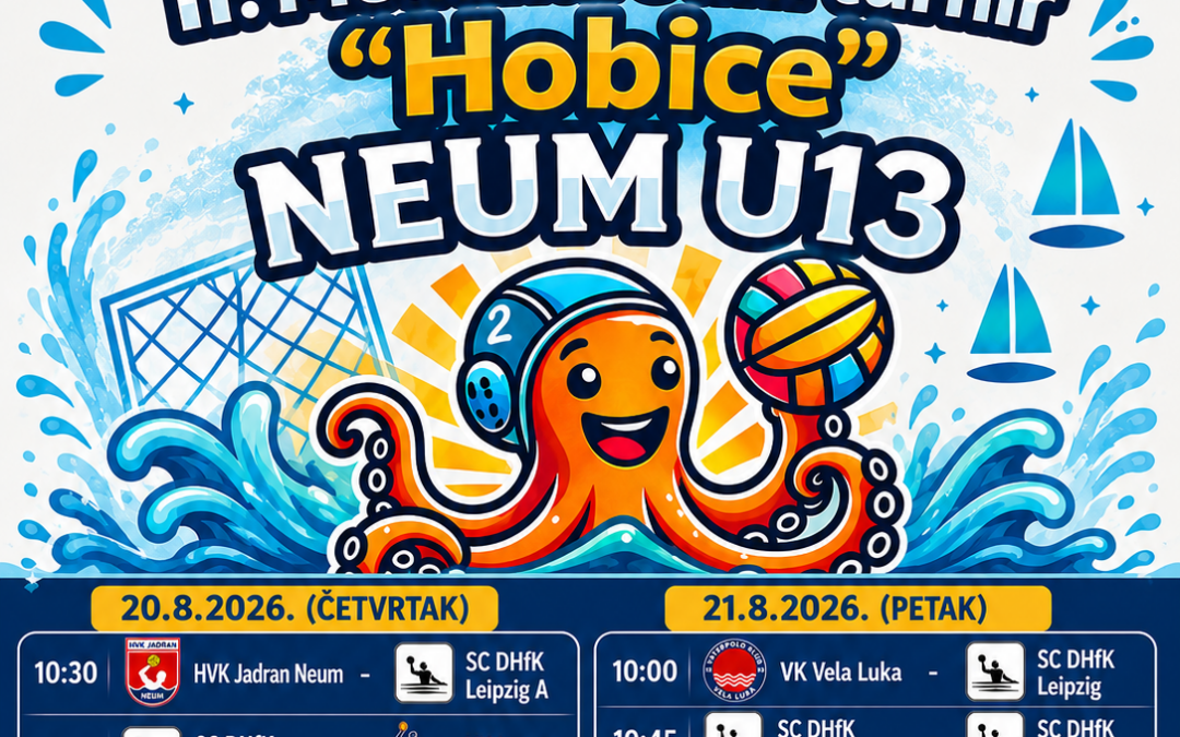 NAJAVA: II. Međunarodni turnir „Hobice“ – NEUM U13 