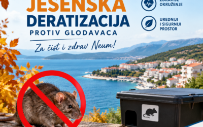 Započinje preventivna jesenska deratizacija: Neum na rasporedu krajem listopada
