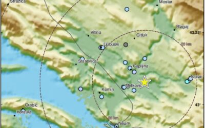 Potres magnitude 3,1 zatresao područje kod Metkovića – osjetio se i u Neumu